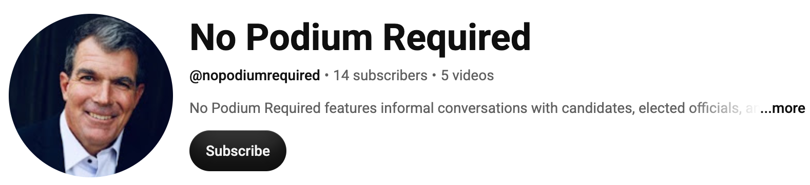 No Podium Required